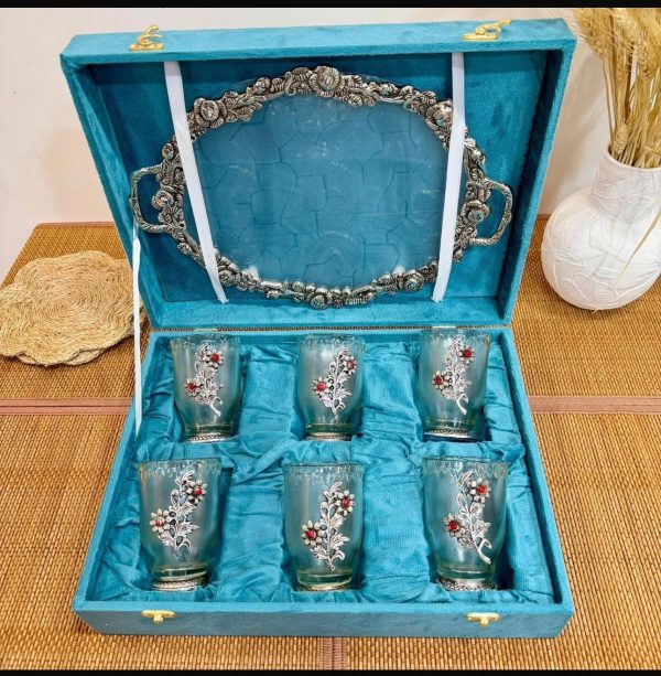 Elegant Glass with flower