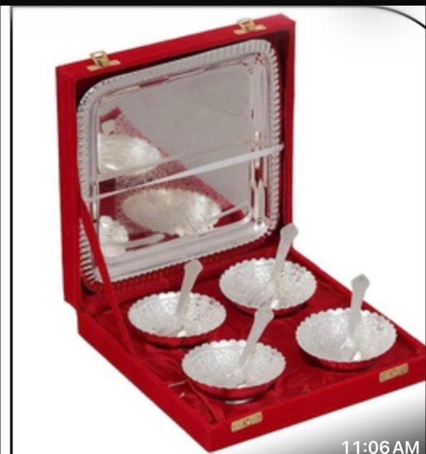 Silver Pasni set Gift Box
