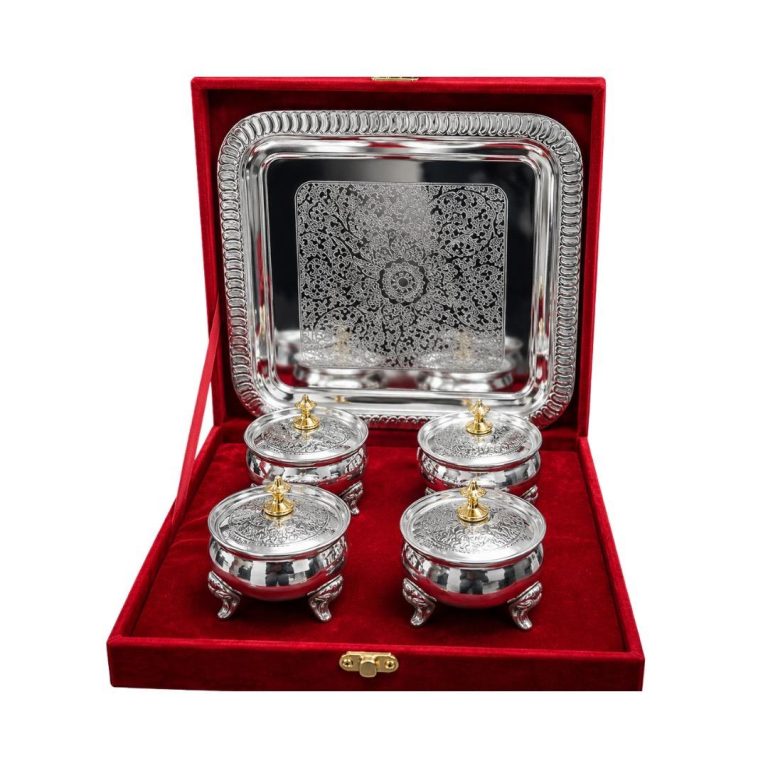 Six Glasses With Tray